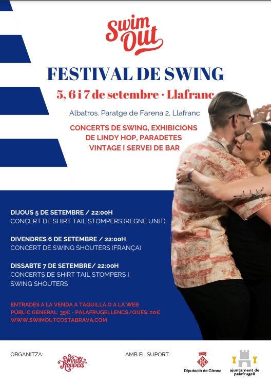 Arriba la novena edició del festival Swim Out Costa Brava amb més de 600 ballarins de swing d’arreu del món a Llafranc