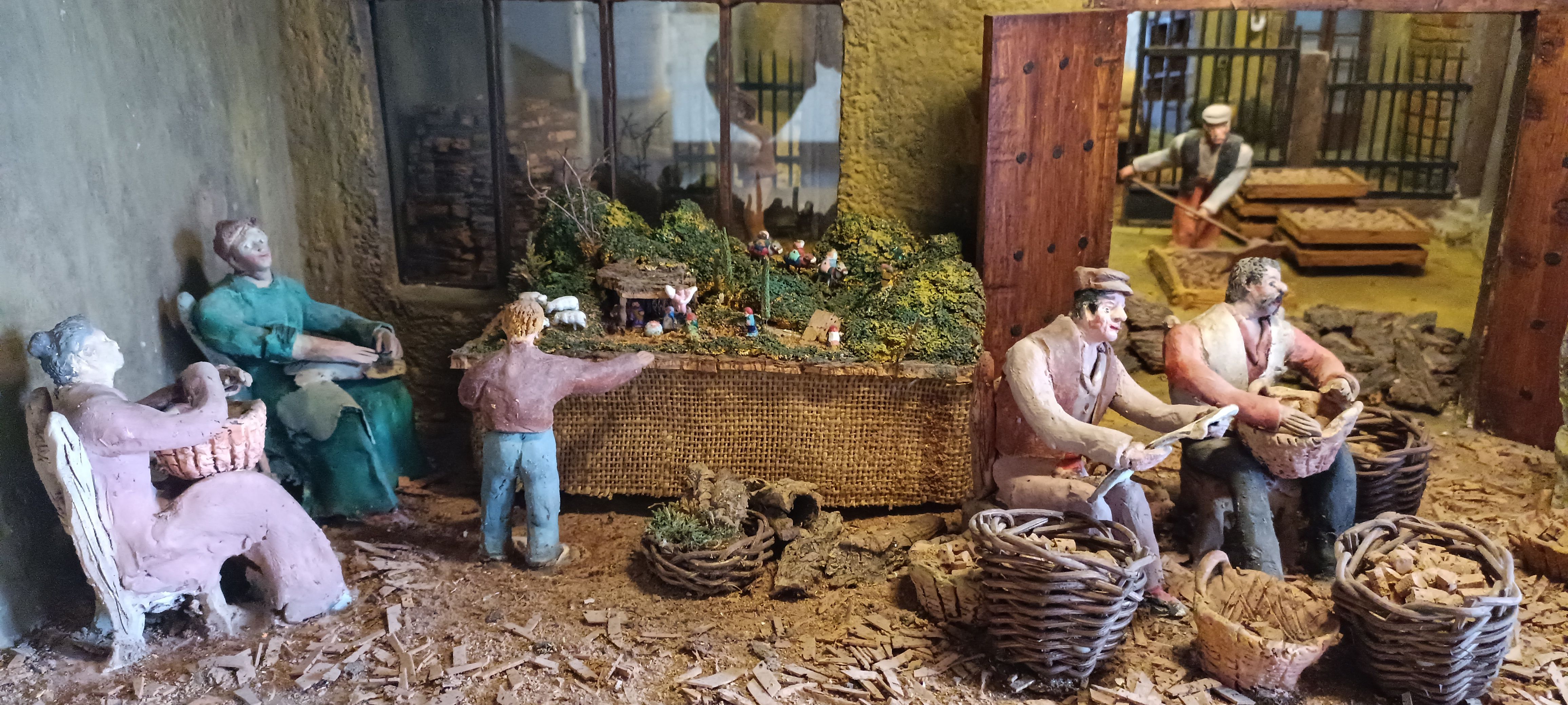 El Museu del Suro de Catalunya a Palafrugell exposa un pessebre monumental i un diorama i programa activitats familiars durant tot el mes de desembre i gener, coincidint amb les festes de Nadal