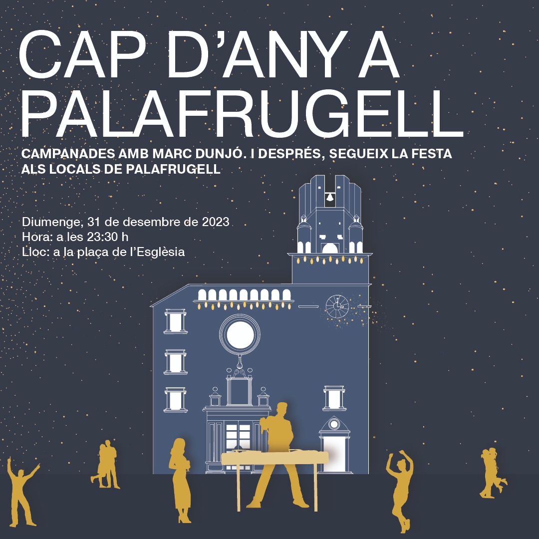 Un any més, la plaça de l’Església acull la festa de Cap d’Any a Palafrugell