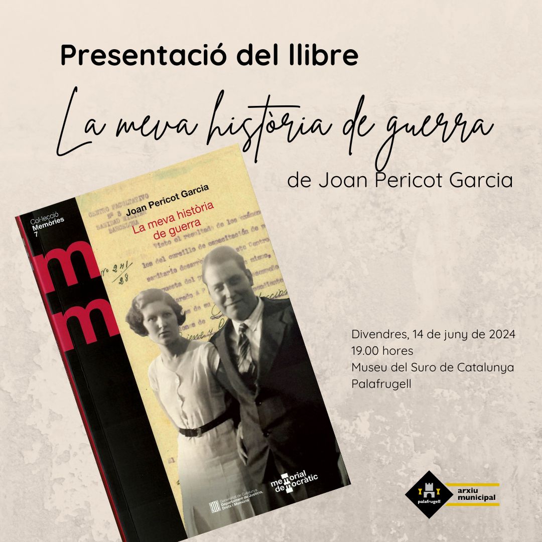 Es presenta a Palafrugell “La meva història de guerra”, de Joan Pericot Garcia