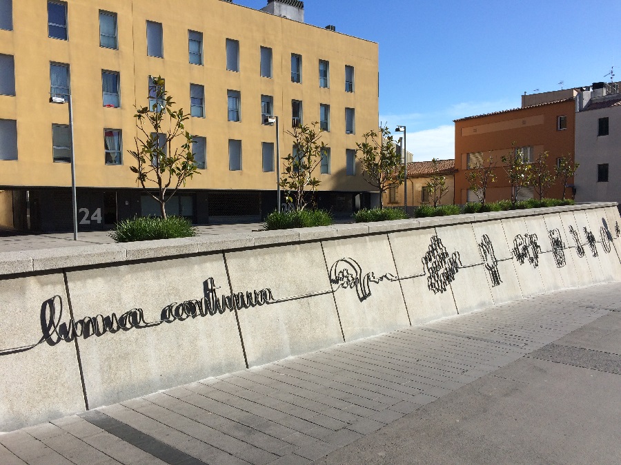 L'Ajuntament i la Fundació Vila Casas senyalitzen artísticament el Museu d'Escultura Contemporània