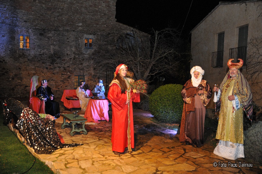 El Pessebre Vivent de Llofriu representa, el 26 de desembre, 35 quadres escènics