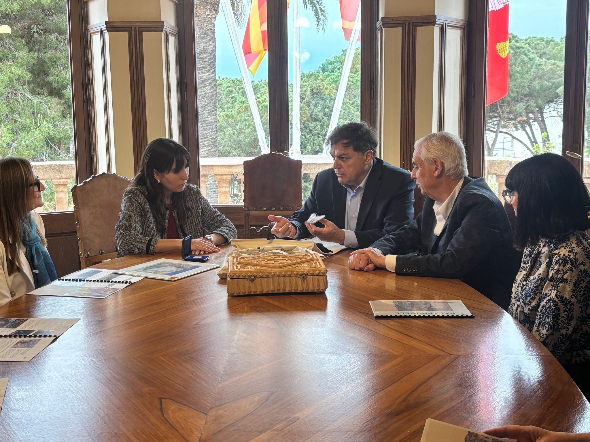 Una delegació del consistori de Pietrasanta (Itàlia) visita Palafrugell