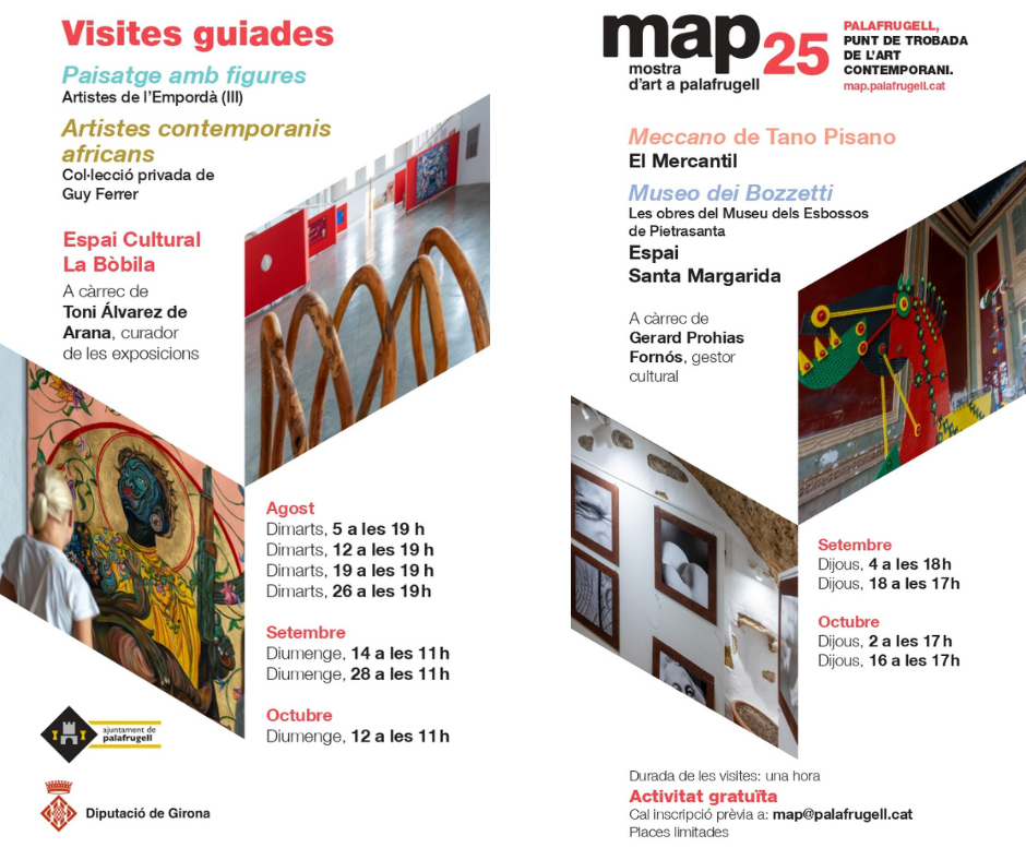 Descobreix la Mostra d’Art a Palafrugell amb visites guiades a quatre dels espais expositius principals