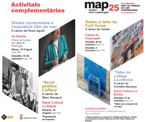 El map25 incorpora quatre activitats complementàries noves
