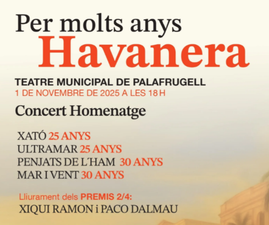 Arriba l’acte “Per molts anys havanera 2025”