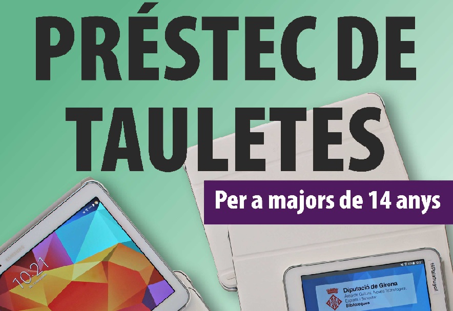 Nou préstec de tauletes a la Biblioteca de Palafrugell