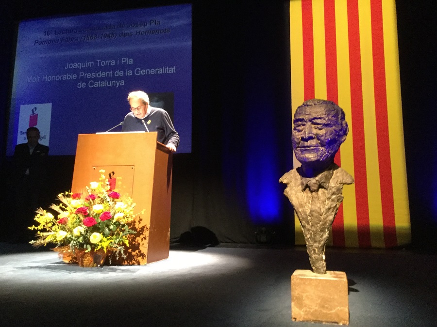 El President de la Generalitat tanca la Lectura Continuada de l'obra de Josep Pla