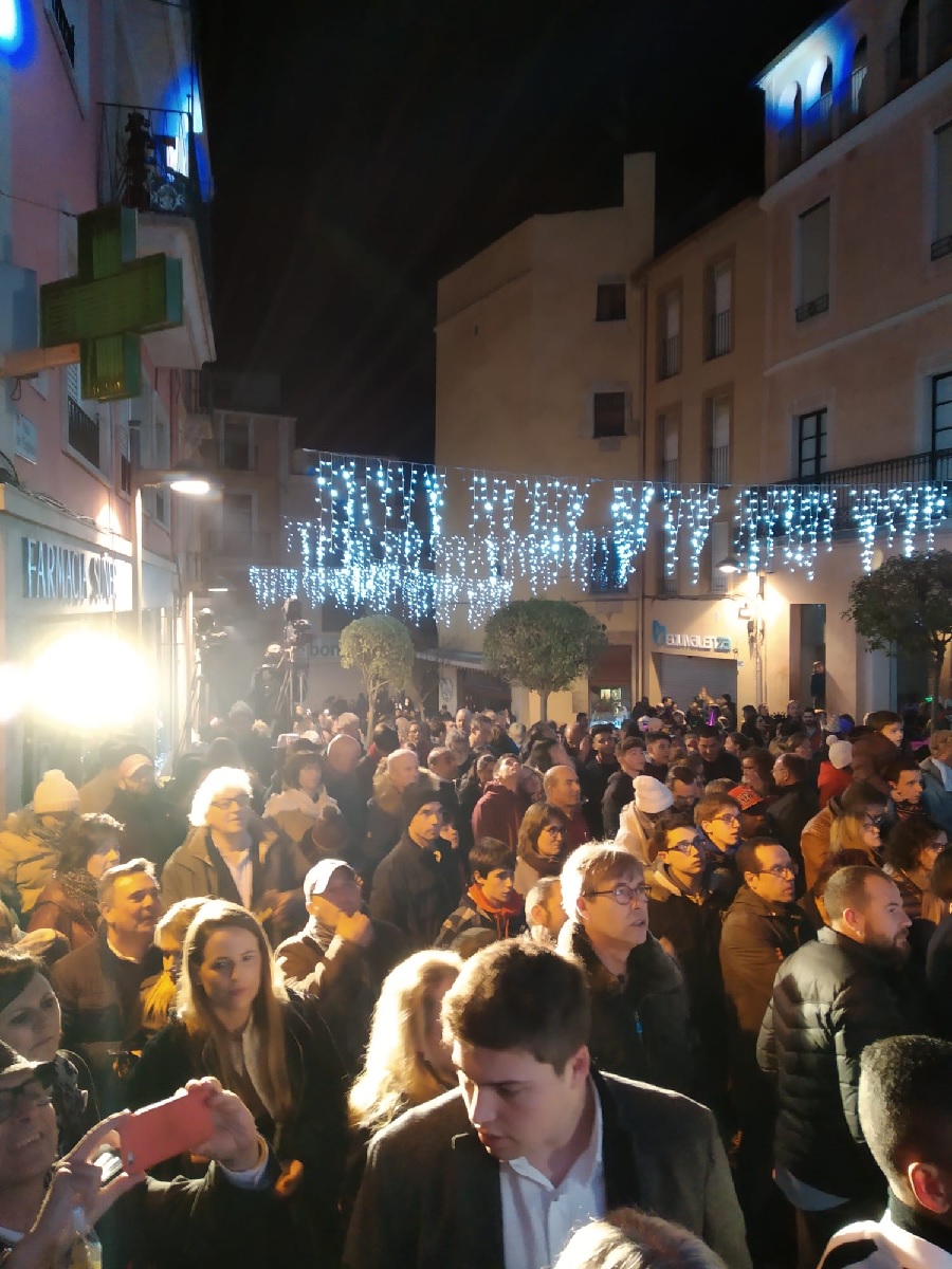 Més de 1.000 persones van asssistir a la celebració de la nit de cap d’any a Palafrugell
